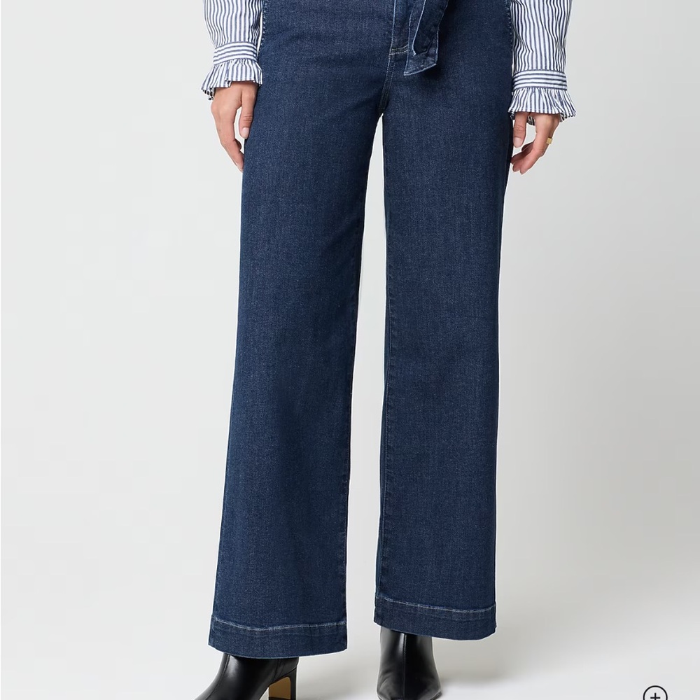 J. Crew Factory Navy Flare Jeans